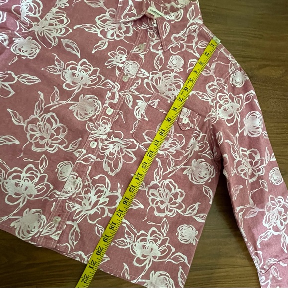 Coldwater Creek Blush Pink Floral Print Top - Picture 11 of 16